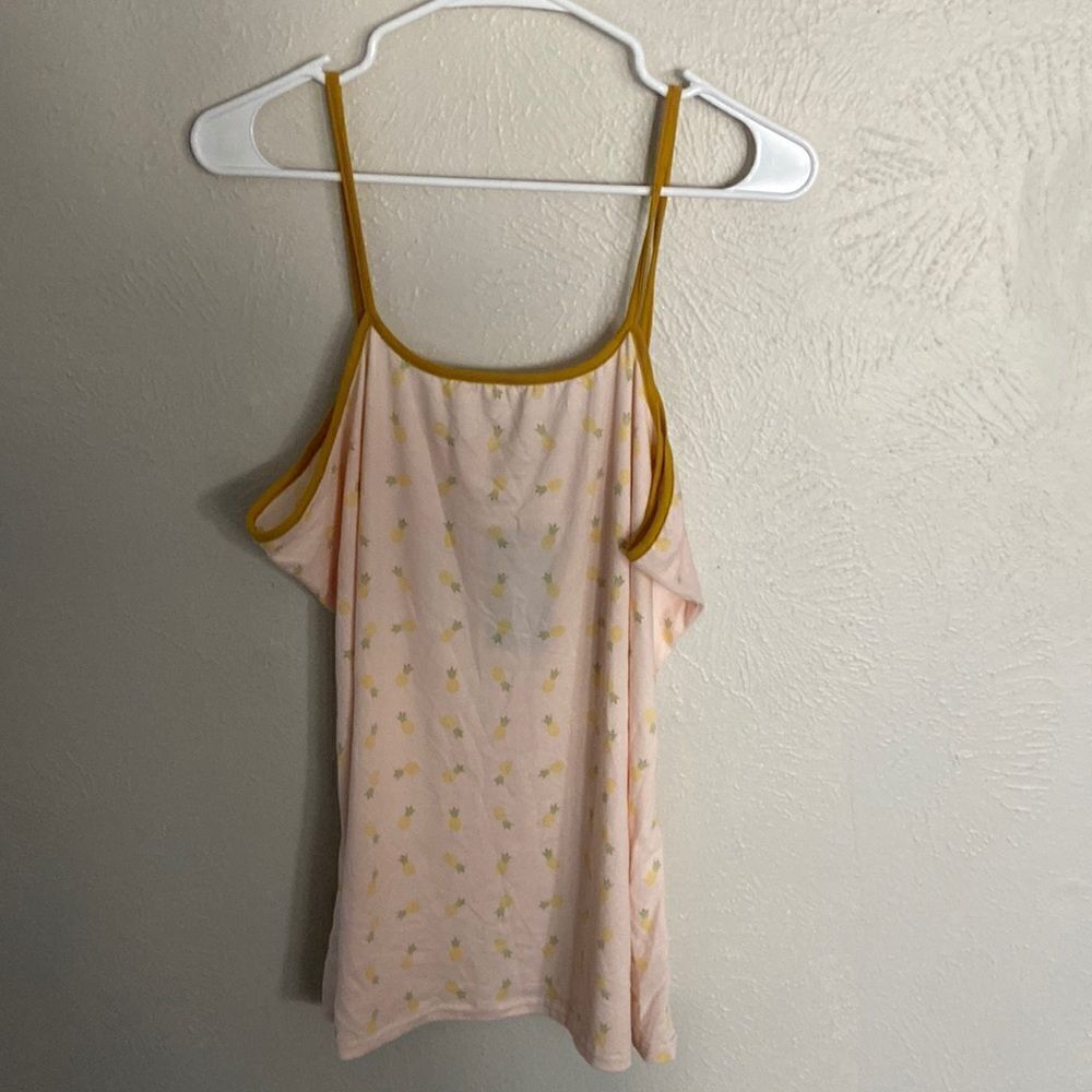 Doublju 3x NWT tank pineapple print